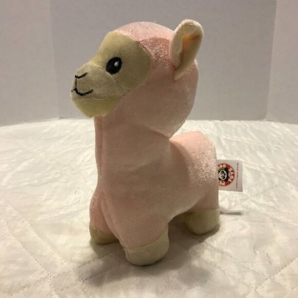 Peek A Boo pink Lama 7 inch
